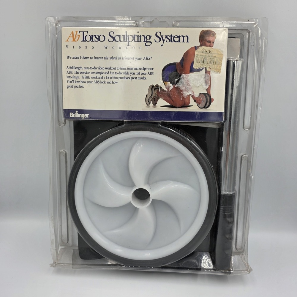 New Bollinger Ab Torso Sculpting System VHS Video Workout New In Package